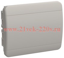 Щит встраиваемый пластиковый ЩРВ-П-12 TEKFOR 12м белый IP41 IEK (01-02-025)