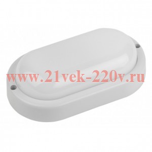 Светильник светодиодный SPB-202-0-65K-008 IP65 8Вт 760лм 6500К D160 ОВАЛ ЖКХ LED (40/960) ЭРА Б00476