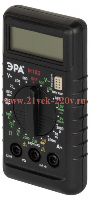 Мультиметр цифровой модель M182 Эра Б0055799