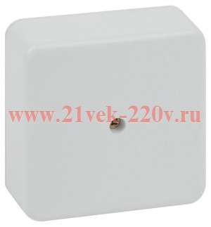 Коробка распаячная 75х75х28мм без клеммы IP40 бел. BS-W-75-75-28 Эра Б0058704