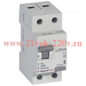 УЗО Legrand RX3 ВДТ 2П 25А 300мА тип AC