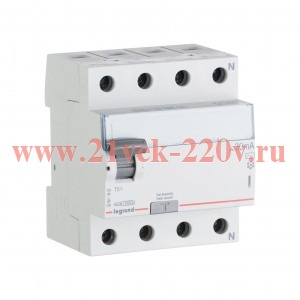 ВДТ TX3 4п 63a 300ma -AC LEGRAND