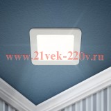 Светильник светодиодный LED 2-16-4K 16Вт 4000К встраив. квадратный ЭРА Б0058404