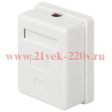 Розетка компьютерная RJ-45 кат.5e неэкран. 1-порт ЭРА Б0056900