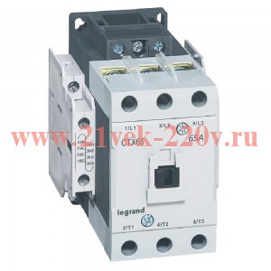 Контактор Legrand CTXз 65 3P 65A (AC-3) 2но2нз 24В AC