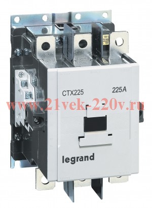 Контактор Legrand CTXз 225 3P 225A (AC-3) 2но2нз 380В-450В AC