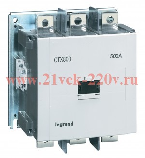 Контактор Legrand CTXз 800 3P 500A (AC-3) 2но2нз 380В-450В AC