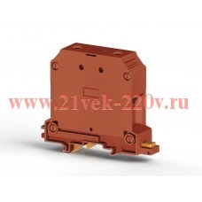 Клеммник на DIN-рейку 70кв.мм красн. AVK70 RD Klemsan 304494