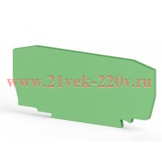 Сегмент концевой на клеммники YBK6 зел. NPP/YBK 6 Klemsan 446342