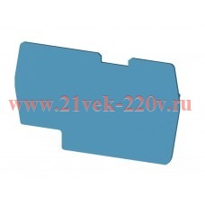 Сегмент концевой на клеммники PYK 6 син. NPP PYK6 Klemsan 446461