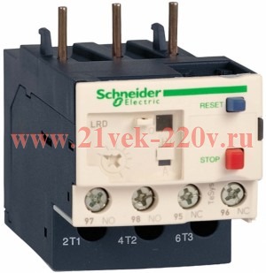 Тепловое реле перегрузки LRD Schneider Electric 16-24A класс 10 с зажимом под винт