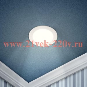 Светодиодный светильник ЭРА LED 1-6 6W 220V 4000K круглый 5055398664506