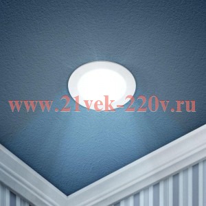 Светодиодный светильник ЭРА LED 1-6 6W 220V 6500K круглый 5055398673638