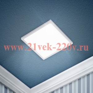 ЭРА LED 6-18-4K Светильник светодиодный квадратный NEW 18W 4000K d170