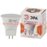 ЭРА LED MR11-4W-827-GU4 (диод, софит, 4Вт, тепл, GU4) (10/100/8000)