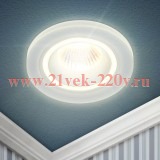 Светильник встраиваемый декоративный DK90 WH MR16/GU5.3 бел. Эра Б0054358