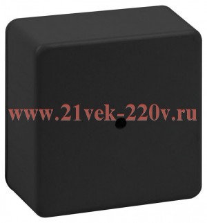 Коробка распаячная 100х100х50мм без клеммы IP40 черн. BS-B-100-100-50 Эра Б0061805