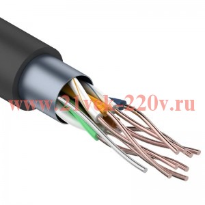 Кабель FTP 4PR 24AWG CAT5e 305м OUTDOOR REXANT