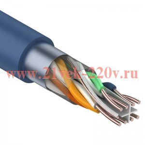 Кабель FTP 4PR 23AWG cat.6 CU витая пара Rexant