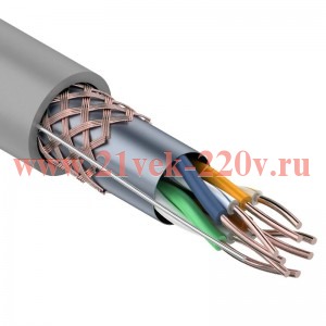 Кабель Rexant SFTP 4PR 24AWG cat.5e CU витая пара (бухта 305м)