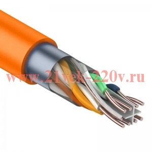 Кабель FTP 4PR 23AWG CAT6 305м ZH нг(А)-HF REXANT