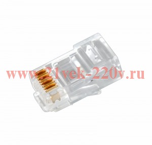 Джек компьютерный RJ-45 8P-8C cat.6 Rexant