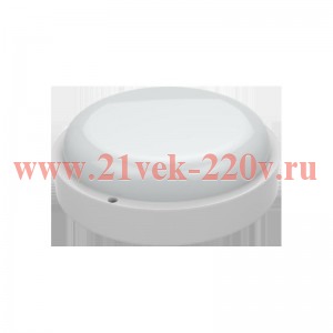 Светильник светодиодный ЖКХ Gauss ECO 15W 4000K 230V 1100Lm IP65 круглый D160 белый