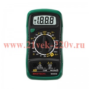 Портативный мультиметр цифровой Mastech MAS838