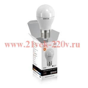 Лампа Gauss LED Elementary A60 10W 3000K E27 880lm