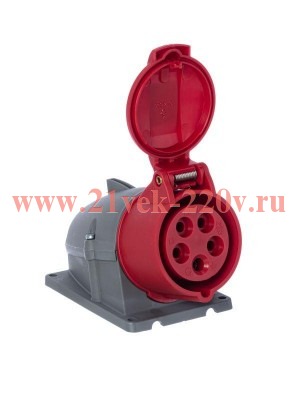 Розетка для накладного монтажа ABB 416 RS6 IP44 16A 3P+N+E