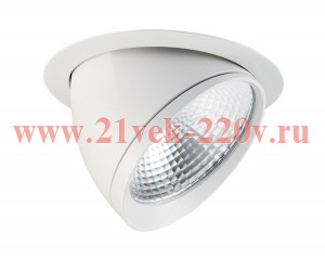 Светильник Signo205 LED 40W 2900lm 3000K 40'D225xd205x170mm SYLVANIA встраиваемый поворотный круглый