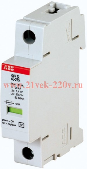 Огран.перенапряж.OVR T2 40 275 ABB