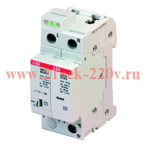 Ограничитель перенапряжения OVR T2 40-275 P ABB