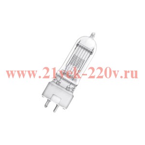 Лампа галогенная 64672 230V 500W GY9.5 (M/40) d22x85mm 2000h OSRAM (PHI 6877P)