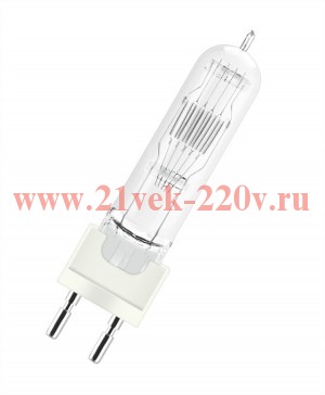 Лампа галогенная Osram 64777 CP/92 230V 2000W G22 52000lm 400ч d35x175 3200K