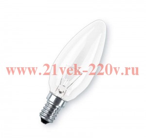 Лампа накаливания CLASSIC B CL 60W 230V E14 d35x104 OSRAM