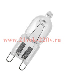 Лампа галогенная 66740 OVEN HALOPIN 40W 230V G9 300°C прозрачная для печи OSRAM