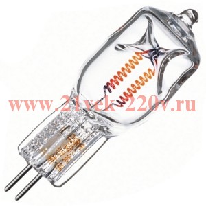 Лампа специальная галогенная Osram 64514 CP/96 300W 120V GX6.35 8100lm 75h d18.5x53mm