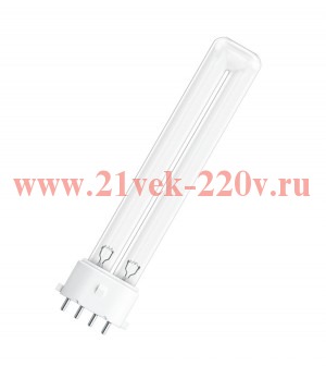 Лампа ультрафиолетовая HNS S/E 9W 2G7 d28х142 бактерицидная OSRAM