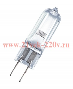 Лампа галогенная 64625 HLX FCR A1/215 12V 100W GY6.35 3600lm 50h d12x44 (PHILIPS 7023 GE 14876)