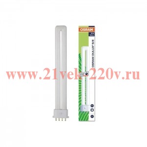 Лампа компактная люминесцентная DULUX S/E 11W/31-830 2G7 (тёплый белый) OSRAM