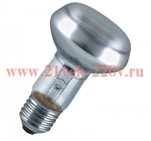 Лампа накаливания CONCENTRA R63 SPOT 40W 230V 430cd 30° E27 зеркал d63x105