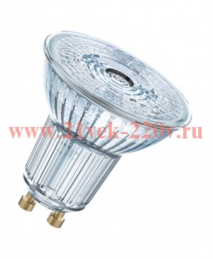 Лампа светодиодная LS PAR16 8036° 6,9W/827 (=80W) 230V GU10 575lm (стекло) OSRAM тёплый белый свет