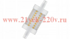 Светодиодная лампа OSRAM LED P LINE 12W (100W) 2700K 1521lm 230V R7s L78x29mm