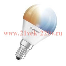 Светодиодная лампа LEDVANCE WiFi Classic P 40 5W 2700K...6500K E14 DIM 470Lm 20000h d47x90mm