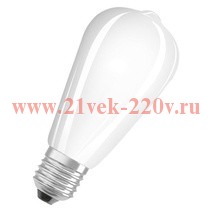 Лампа филаментная Osram LEDISON ST64 6,5W/827 (60W) FR 230V E27