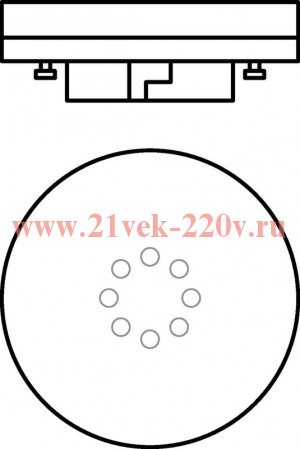 Лампа светодиодная OSRAM LED Value LVGX5360 8SW/865 (60W) 230V GX53 640Lm 28x73mm