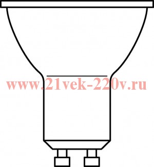 Лампа светодиодная OSRAM LED Value LVPAR1635 5SW/840 5W 4000K 230V GU10 400Lm 54x50mm упаковка 5шт.