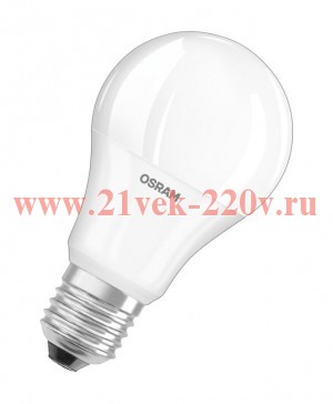 Лампа светодиодная PARATHOM CLASSIC А 75 10,5W/827 FR DIM E27 1055 lm d60x105 матовая OSRAM