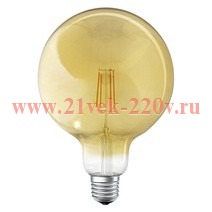 WiFi FIL GLOBE125 Dimm 55 6 W/824 E27 725Lm 15000h d124*168 GOLD - лампа FIL LEDVANCE